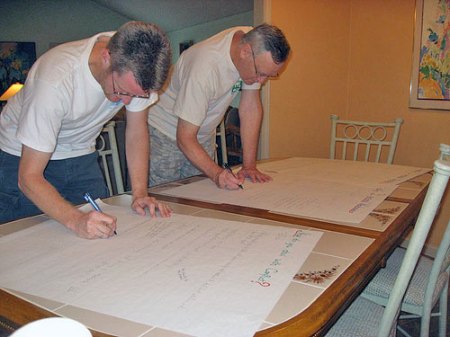 Casa María planning sessions